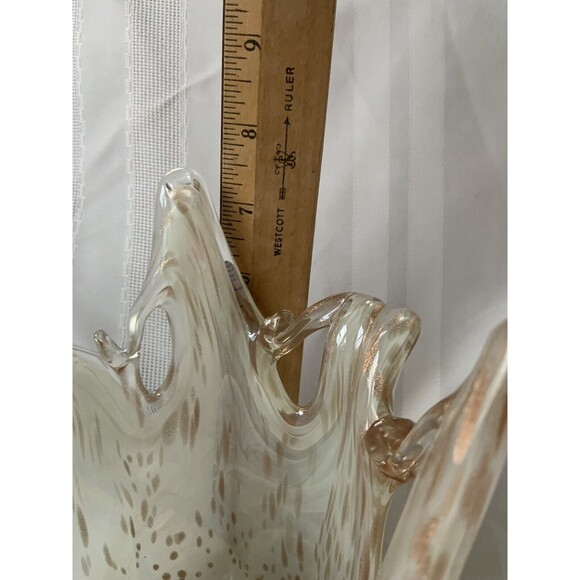 Murano Art Glass Vase Vetro Eseguito Secondo La Tecnica Dei Mastri Di - Picture 11 of 11